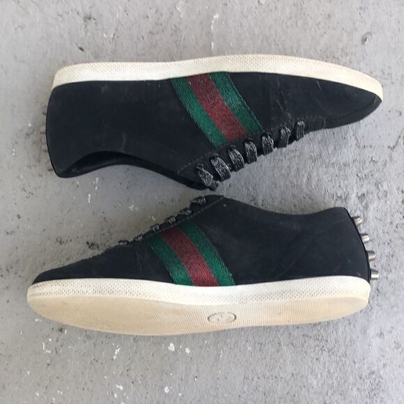 Gucci Web Glitter Sneakers - Picture 3 of 9